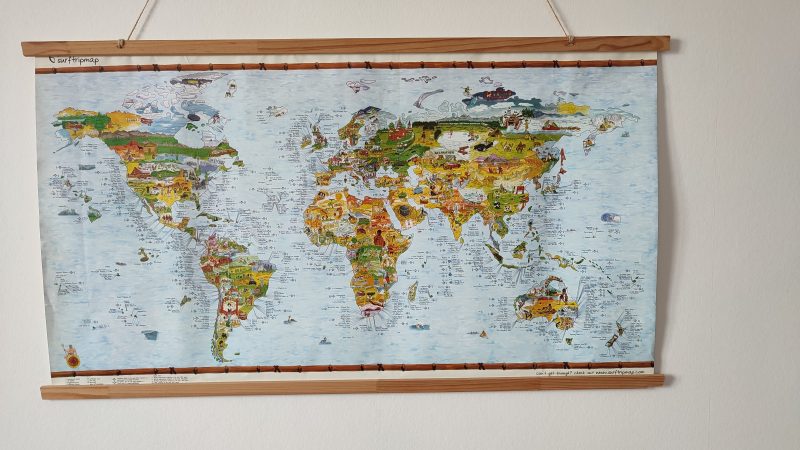 Карта сёрф-спотов мира
