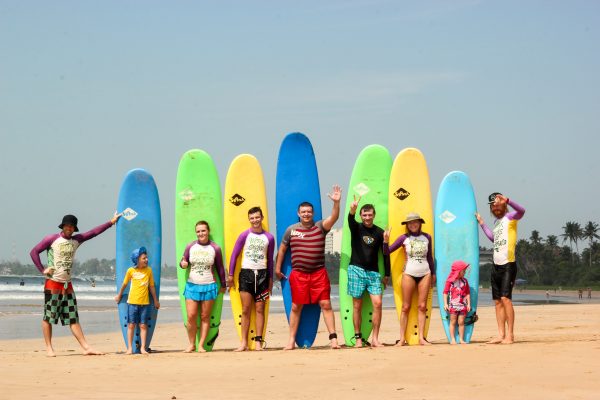 Школа серфинга на Щри-Ланке