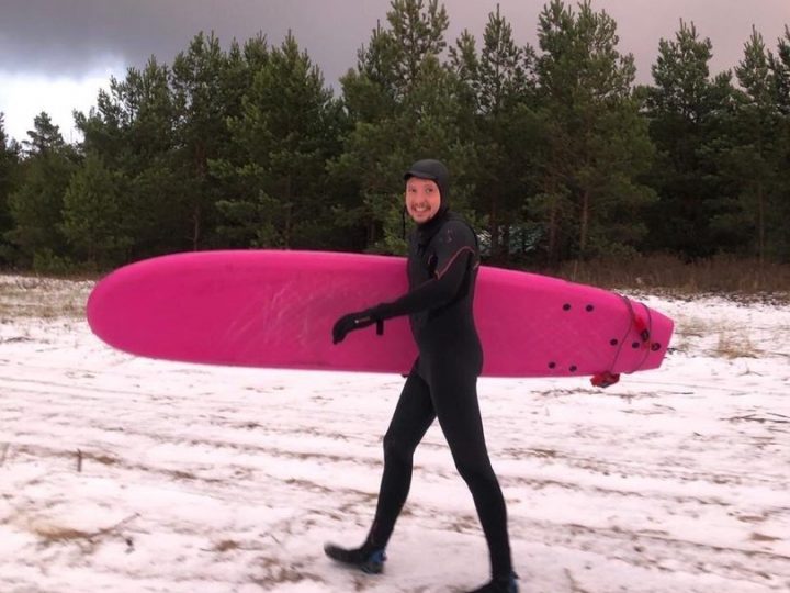 Дима о серфинге в Петербурге и о первом опыте зимнего Серфинга