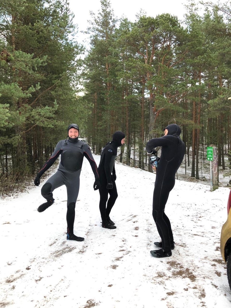 Дима о серфинге в Петербурге и о первом опыте зимнего Серфинга