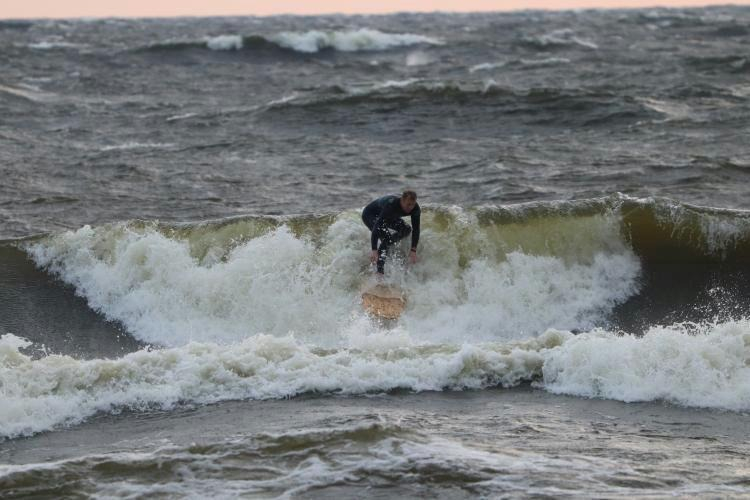 Деревянная доска для сёрфинга Surfboard Minimalibu 7' (thruster)