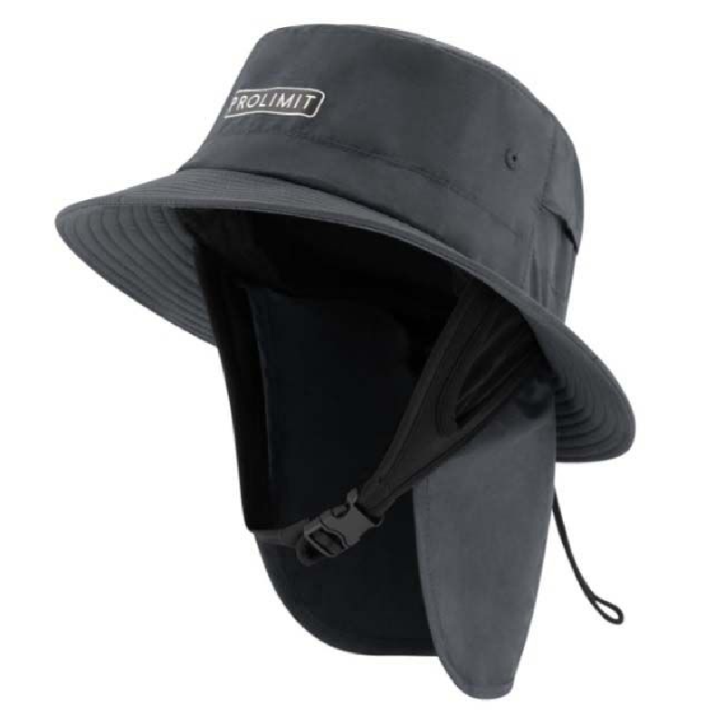 Панама серфовая со съемной защитой шеи PROLIMIT Shade Surfhat dark grey Панама серфовая со съемной защитой шеи PROLIMIT Shade Surfhat dark grey