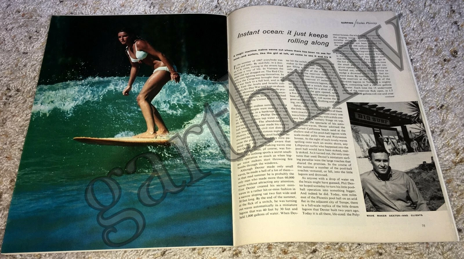 Искусственные волны: предыстория и первые установки