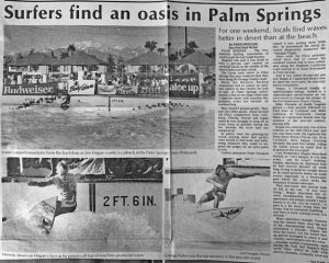 Искусственные волны: предыстория и первые установки